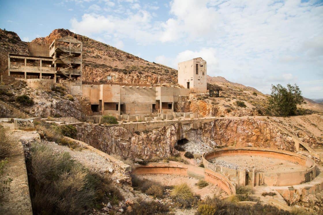 Old gold mines on our Cabo de Gata Walking Holidays