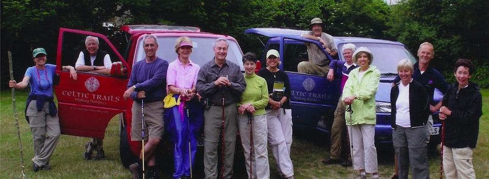 Walking group photo - Cornwall