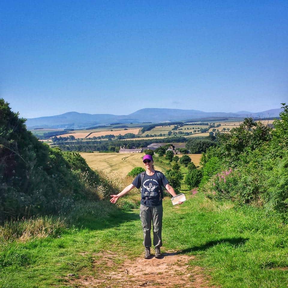 Walker on Cheviot Hills