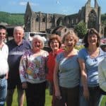 Celtic Trails Team at Tintern Abbey