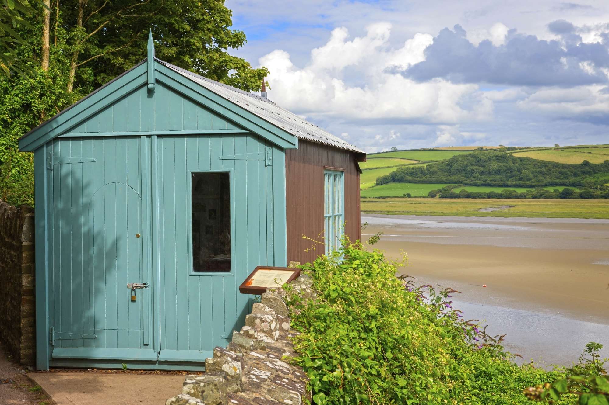Image of Dylan Thomas' Writing Shed, Laugharne, Camarthenshire, Wales