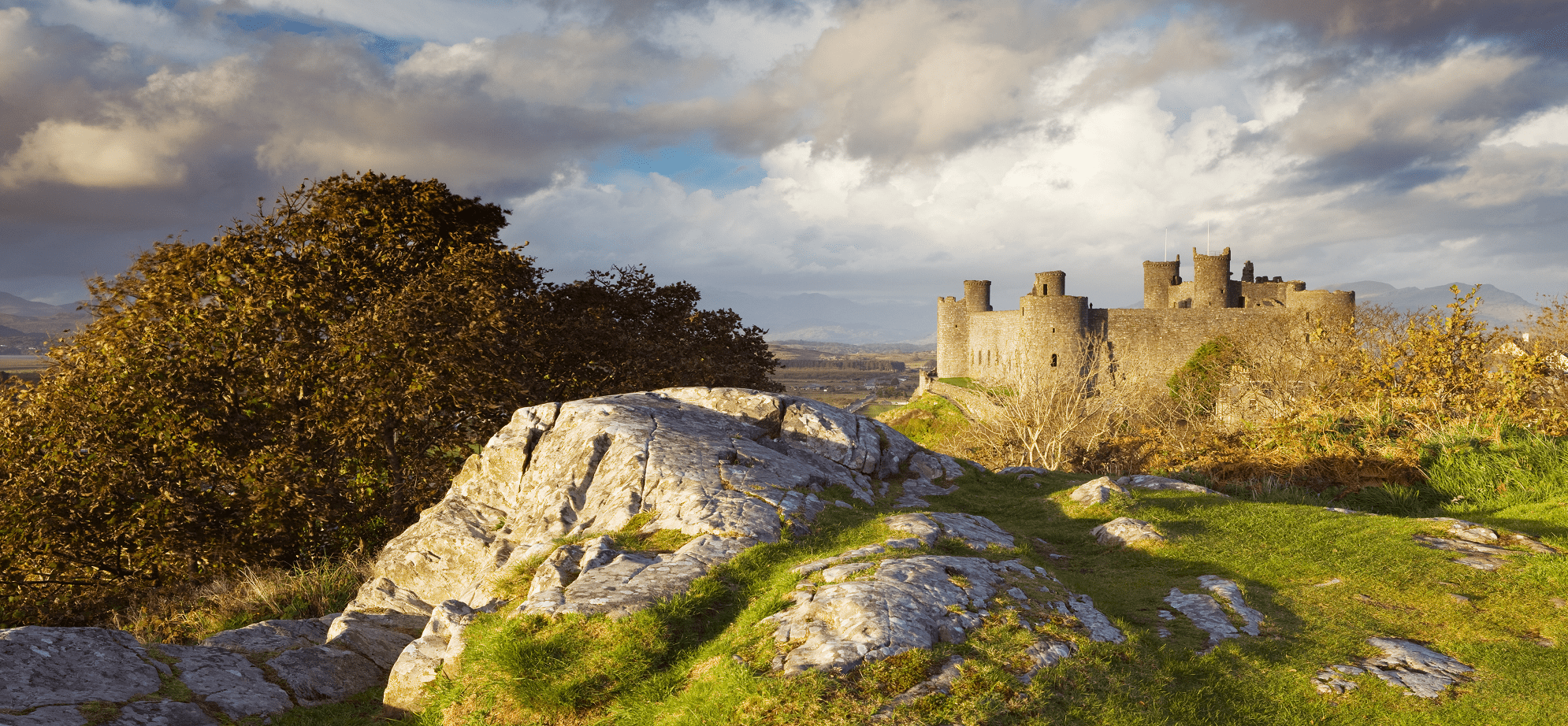 Harlech Castle on the Meirionnydd Coast