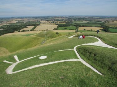 Uffington White Horse, walking the Ridgeway