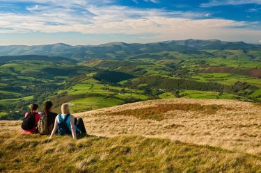 Cambrian Mountains, on a glyndwr's way walking holiday