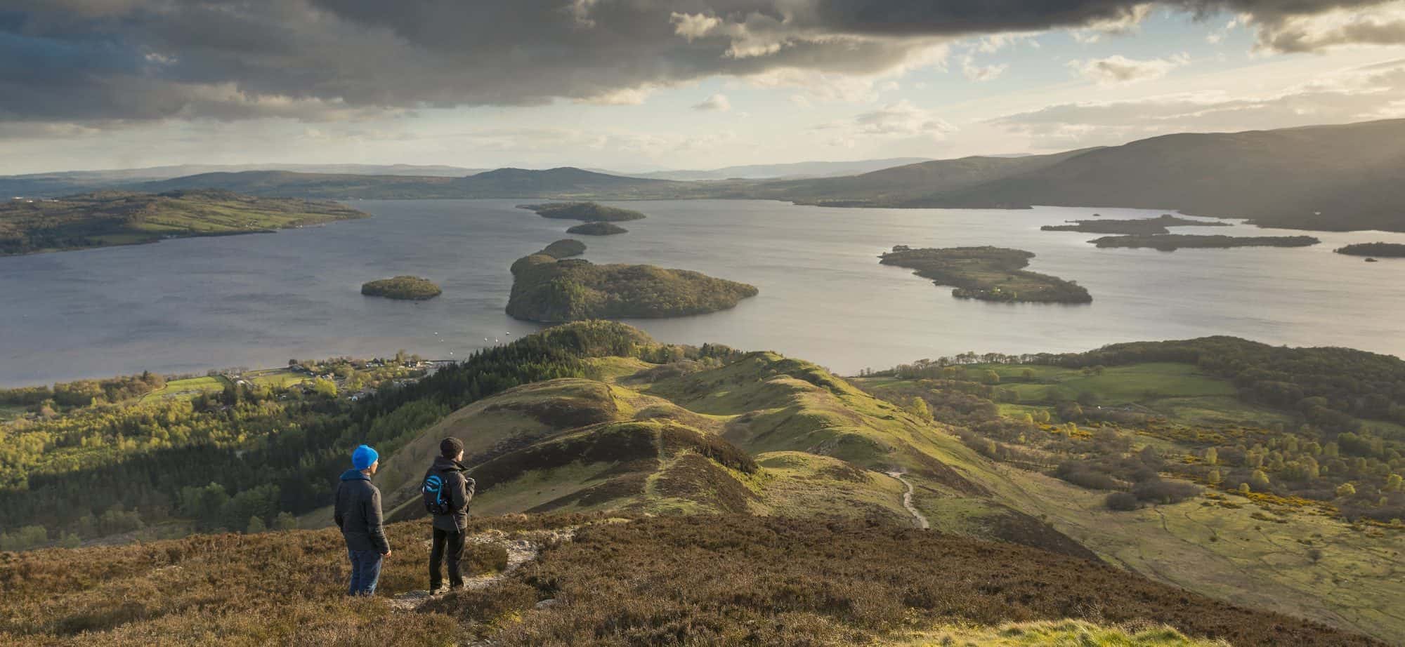 Conic hill Walkers Loch Lomond