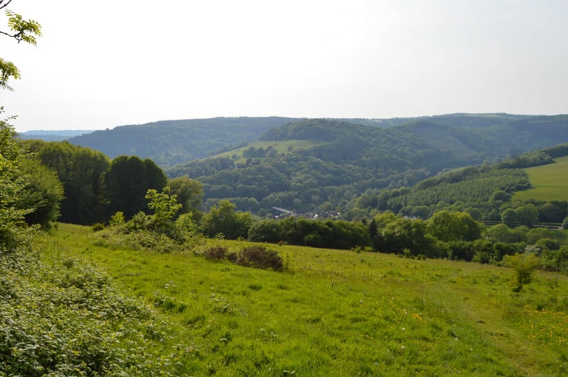 Countryside Over Brockweir, Wye Valley