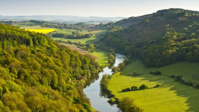 View of the Wye valley from Eagle's Nest point