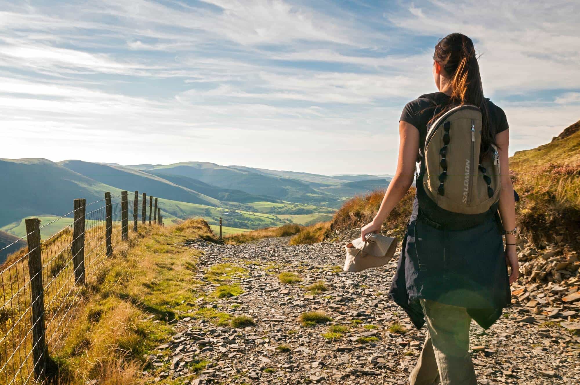 Foel Fadian, on the Glyndŵr's Way Walking Holiday