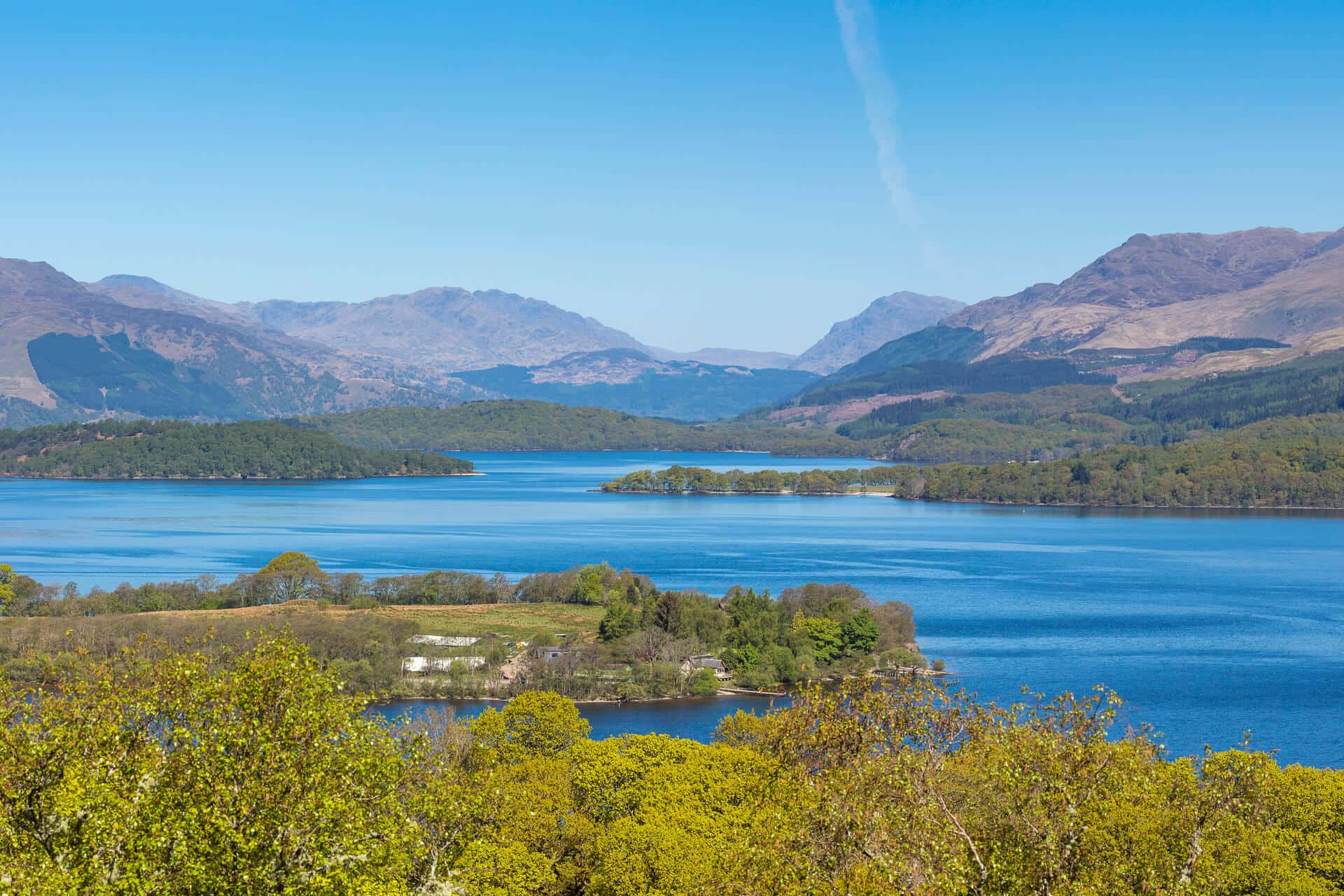 Loch Lomond from Conic Hill walking west highland way