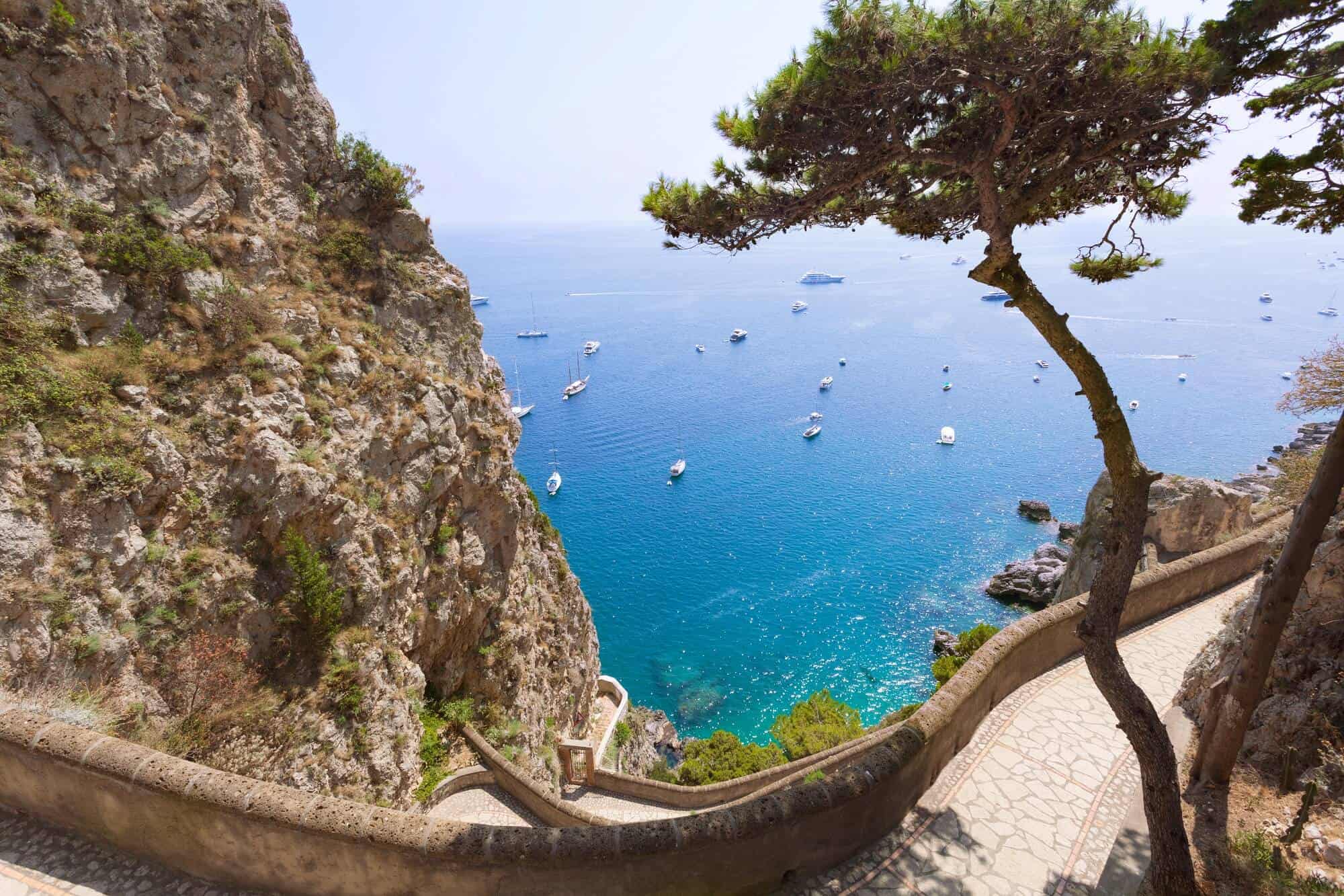 Mountain path on Capri