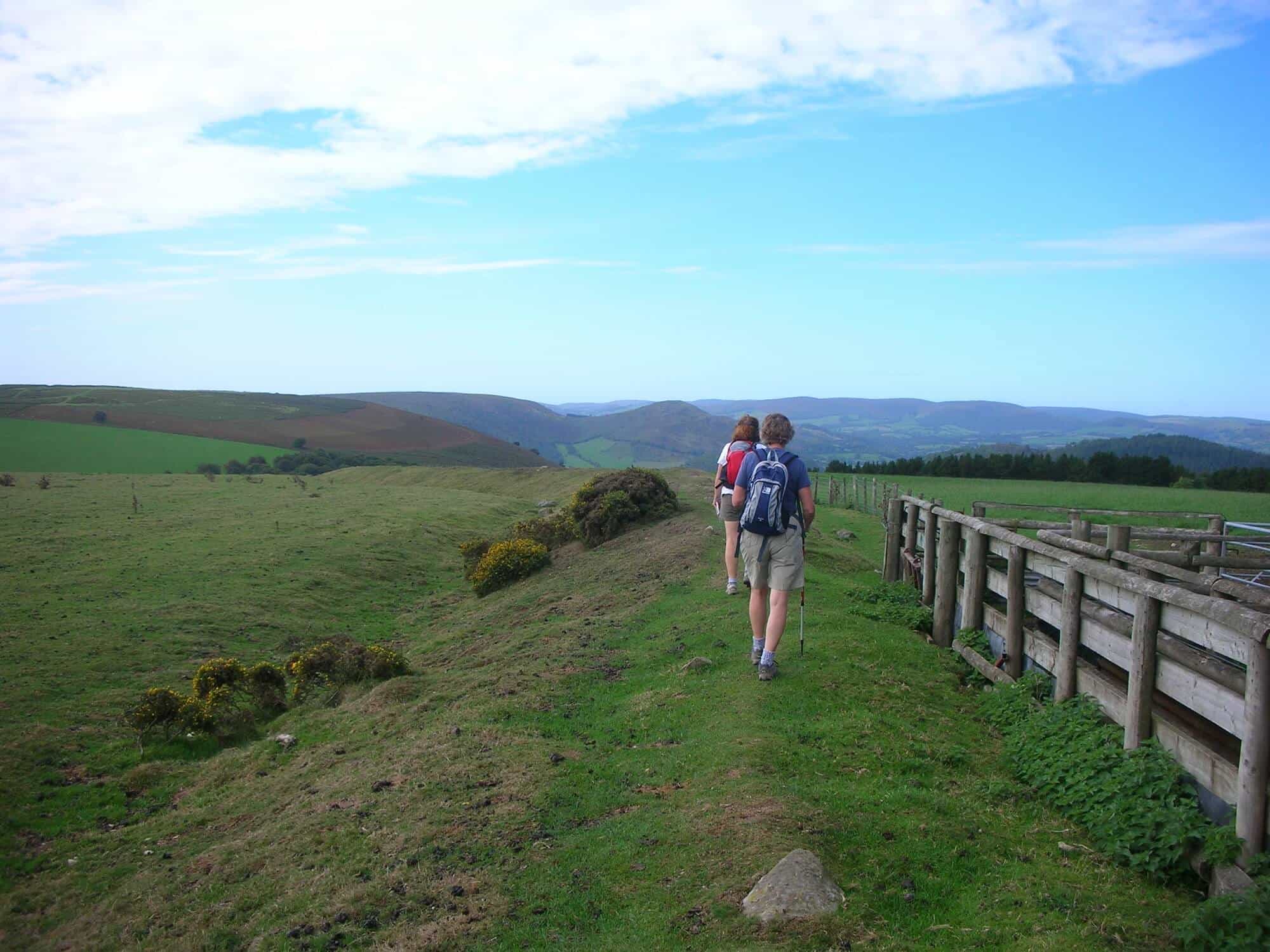 Following the Offas Dyke Path