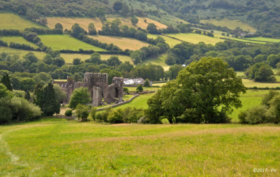 Llanthony Priory, walking holidays in the uk with luggage transfer