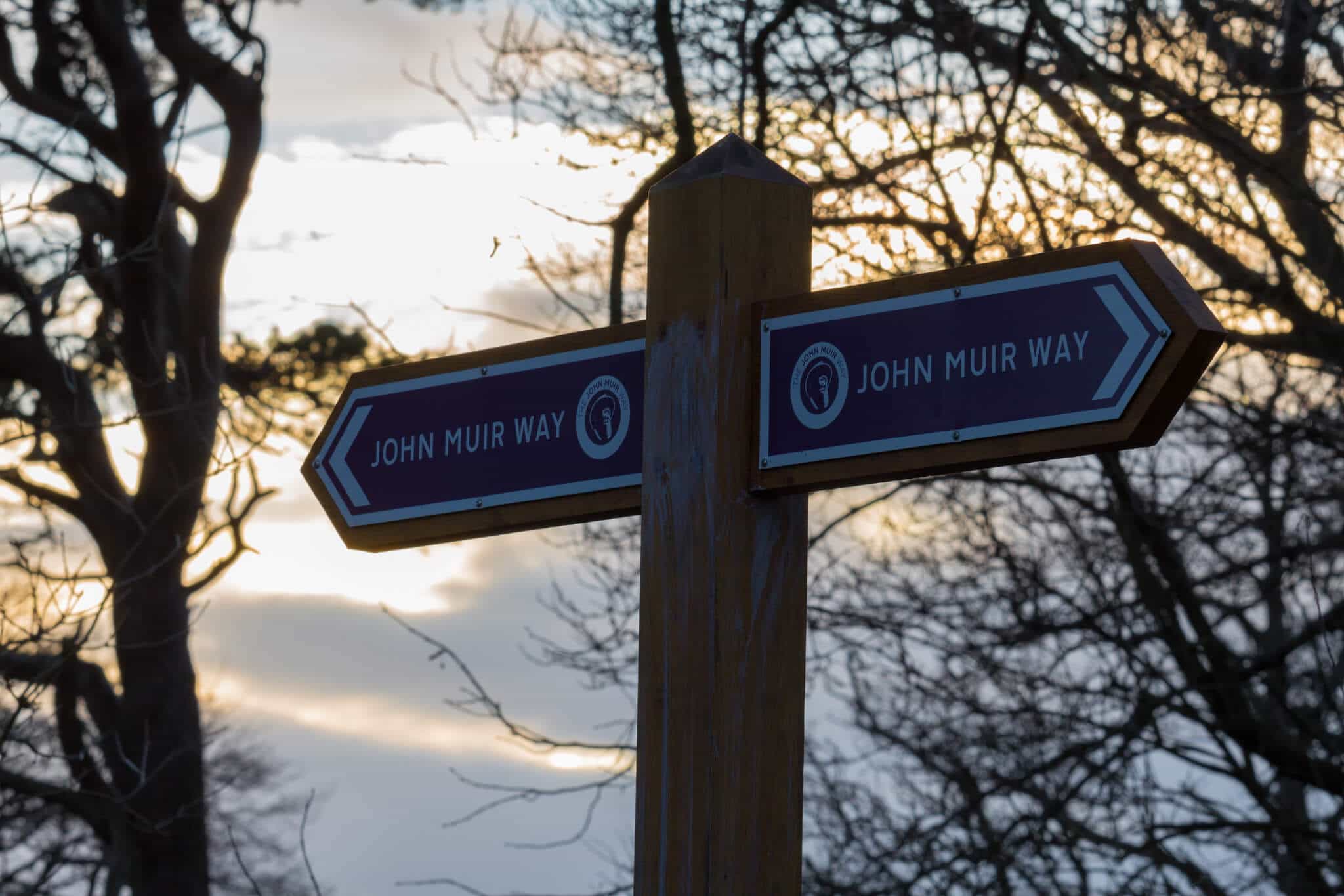 John Muir Way Signpost