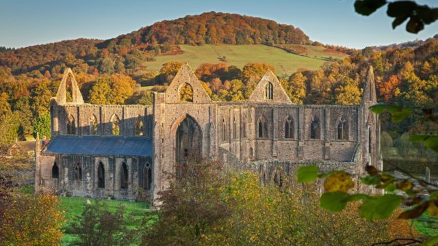 Ruins of Tintern Abbey as seen on Gilpin Wye Tour