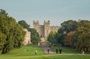 Windsor Castle on the Marlow to Windsor section