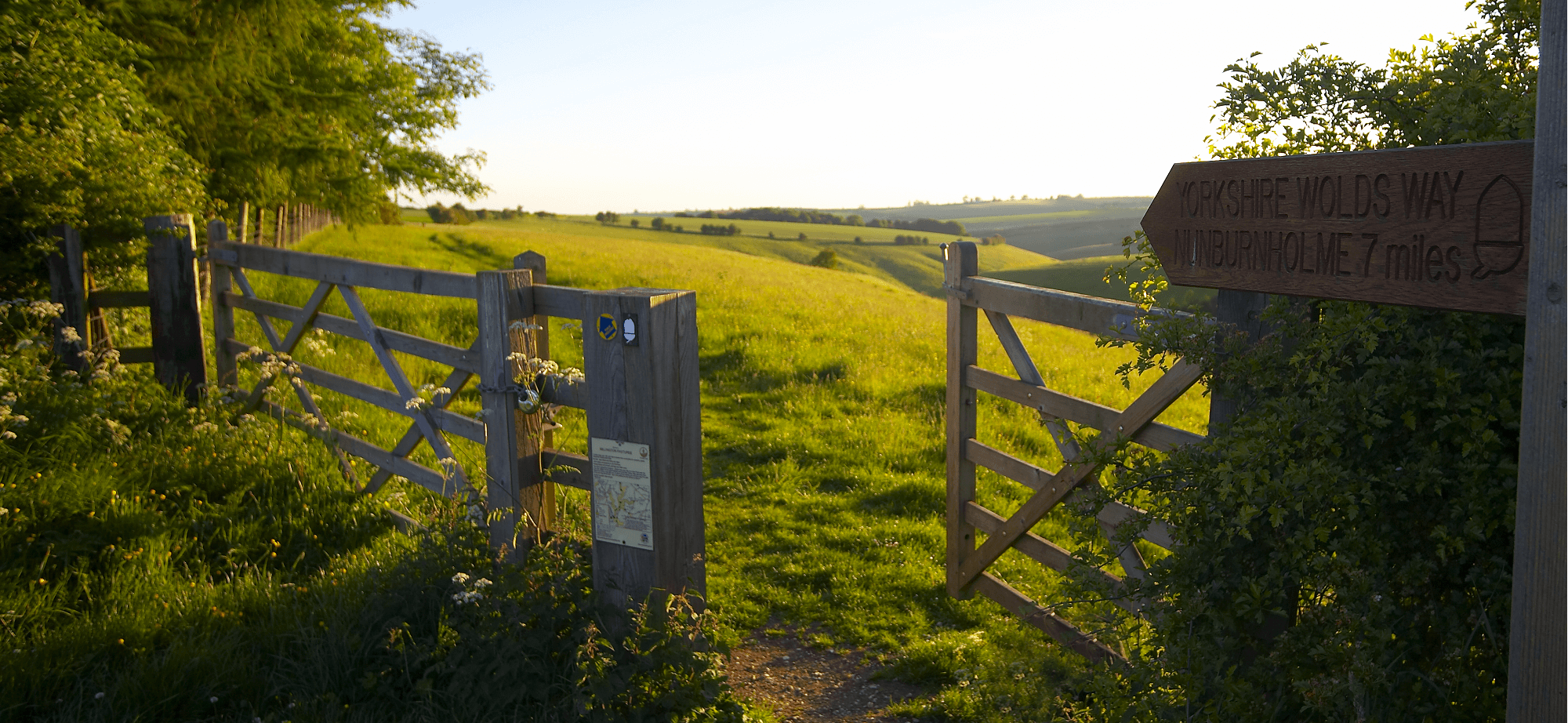 Yorkshire Wolds Way Marker