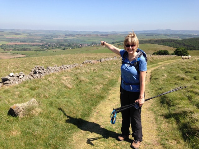 Town of Wooler in the distance St Cuthbert's Way